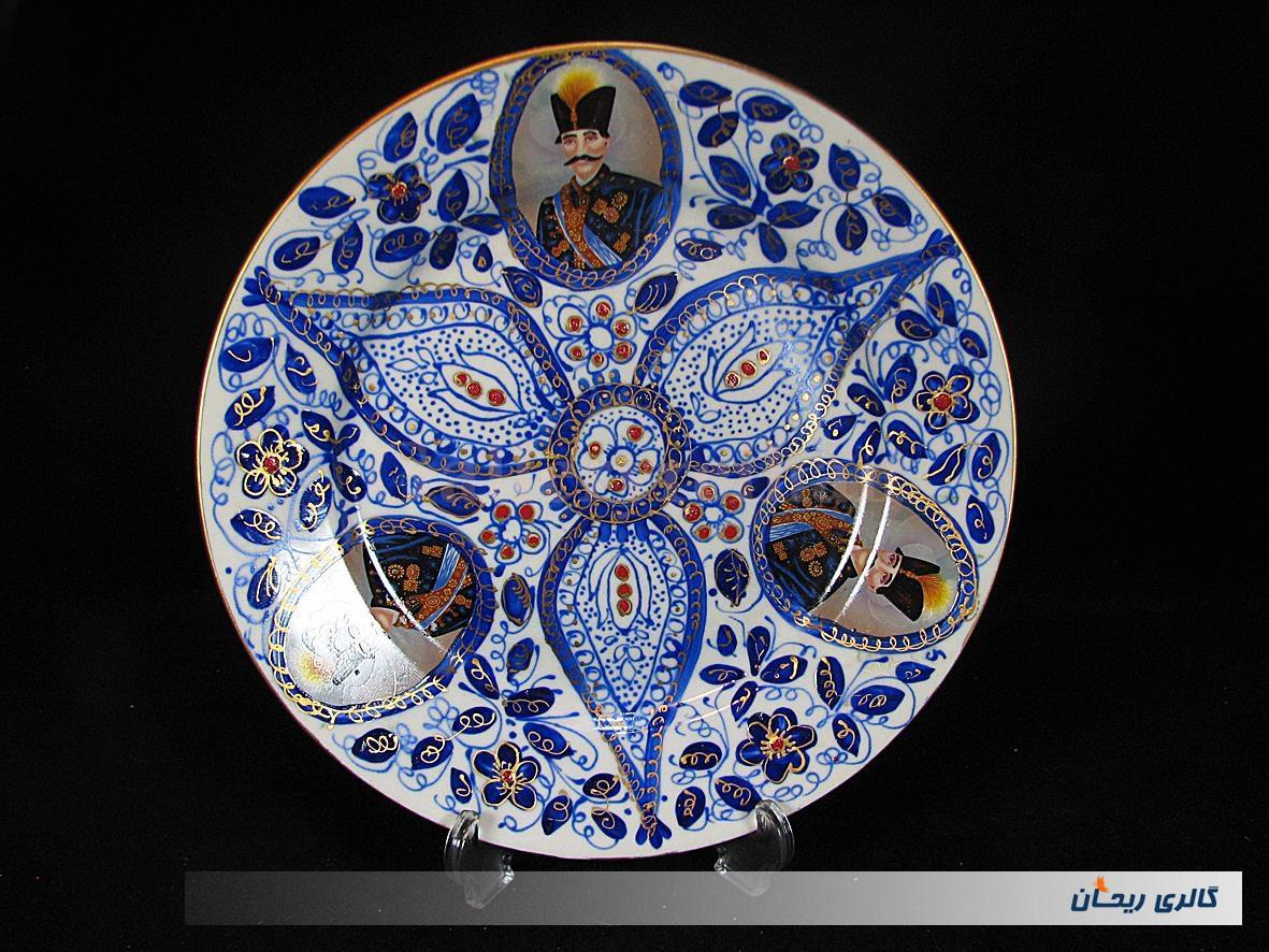 دیوارکوب قدیمی نقاشی کاردست قلم آبی جدید