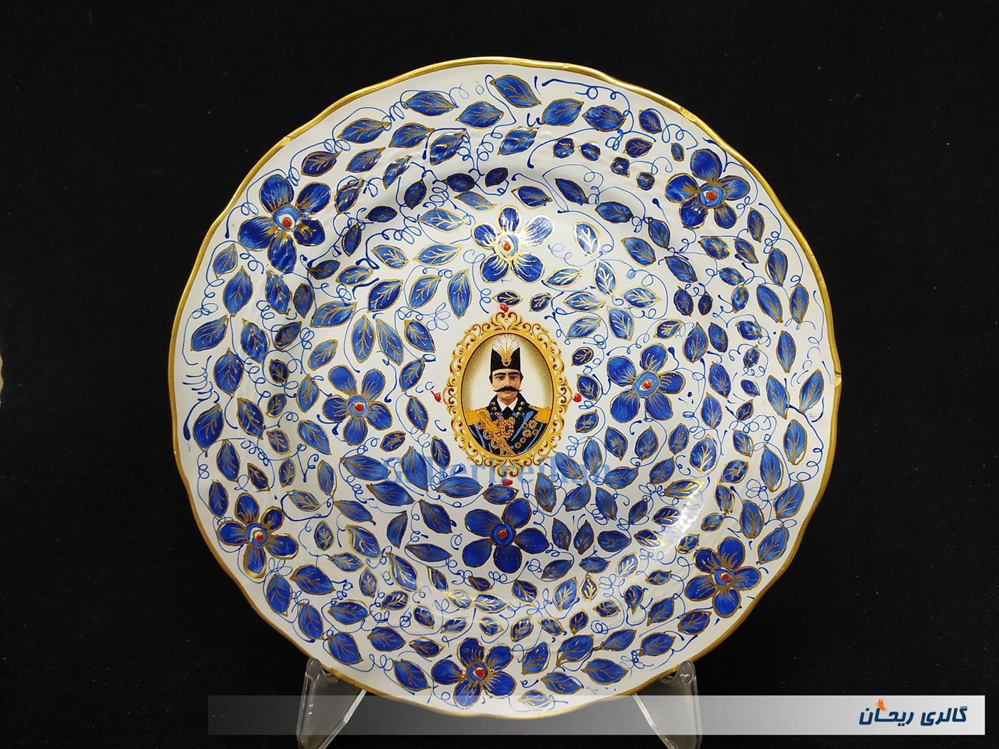 دیوارکوب قدیمی نقاشی کاردست قلم آبی جدید