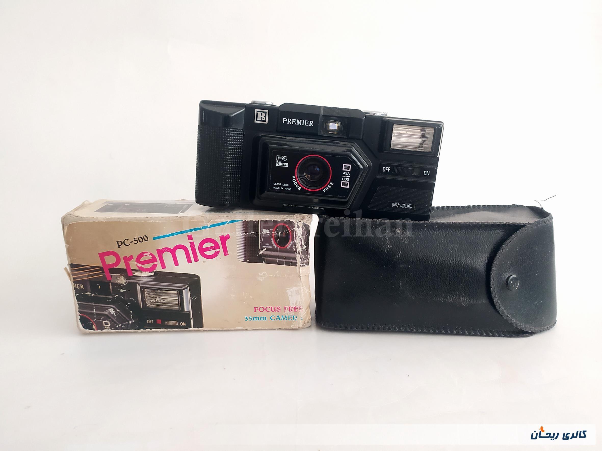 دوربین قدیمی PREMIER PC-500 با جعبه