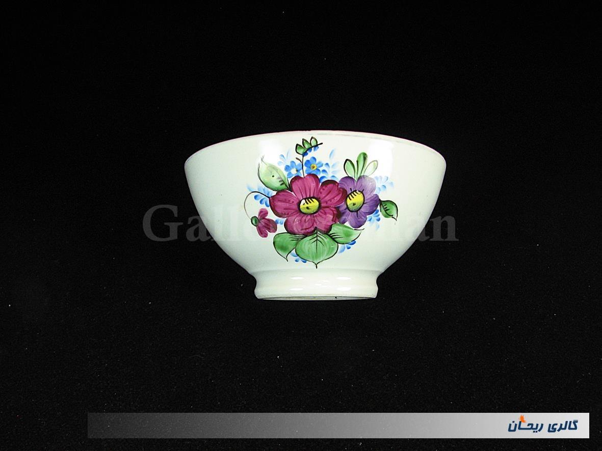 کاسه روسی قدیمی طرح زیبا گل 