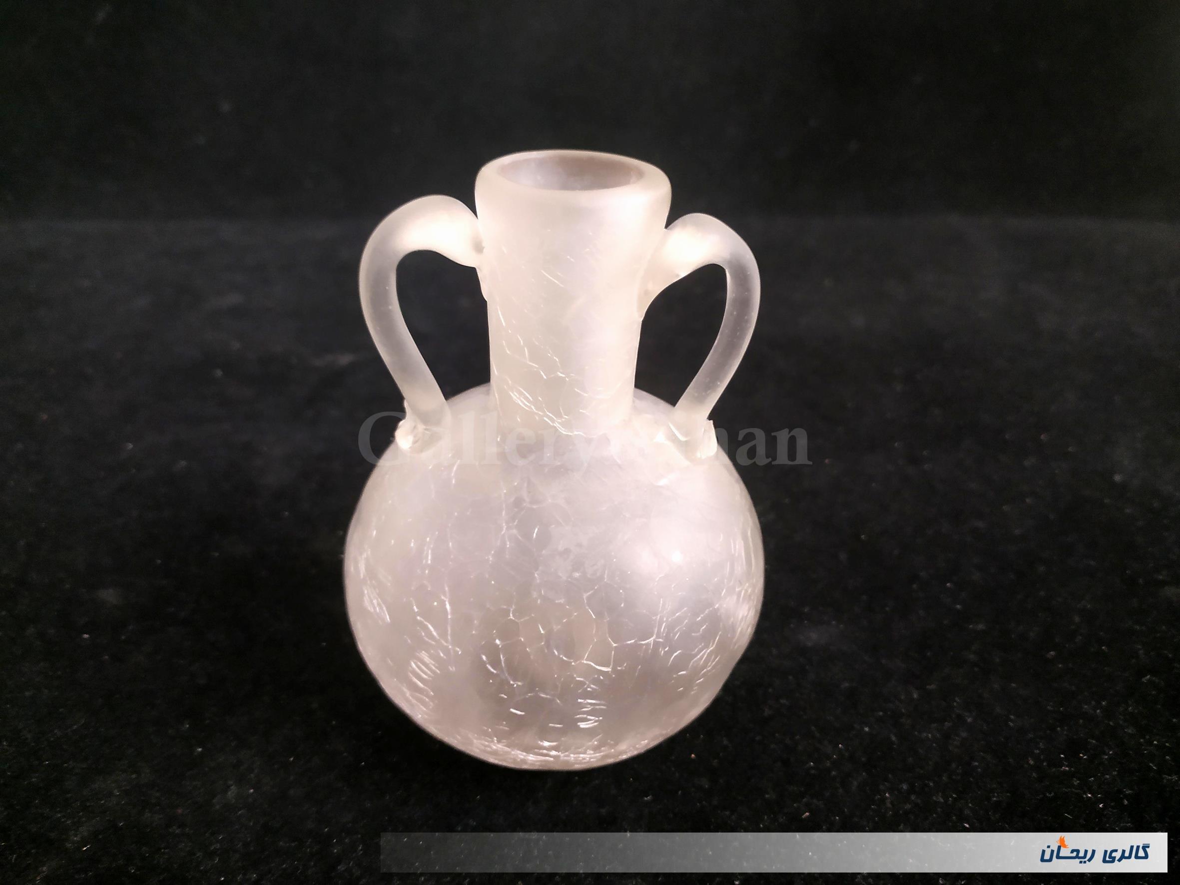 بطری کوچک 2 دسته طرح ترک یا آبگز دستساز