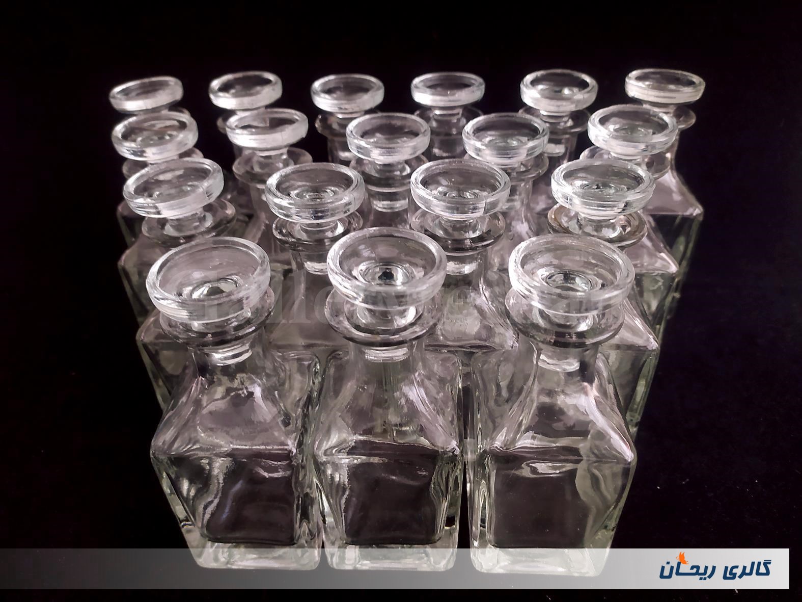 جفت شیشه مخصوص نگهداری عطر و مایعات