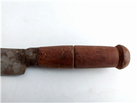  کارد قدیمی دستساز زنجان دسته چوبی 29.5CM 