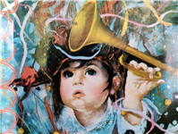سنی فلزی قدیمی طرح کریسمس بسیار زیبا