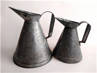 یک جفت روغن دان قدیمی 1 و 2 لیتری