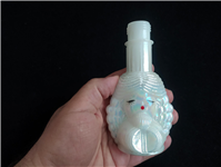  بطری یا عطردان قدیمی بارفتن با چتر گلدار 