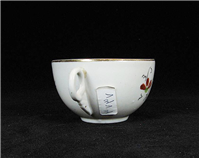 فنجان نقاشی دست بسیار قدیمی و نازک روسی