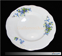 دیوارکوب قاجاری طرح شکوفه های آبی 