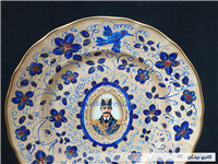 دیوارکوب قلم آبی جدید نقاشی کار دست 20CM