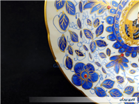 دیوارکوب قلم آبی جدید نقاشی کار دست 22CM 