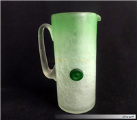 پارچ آبگز و لیوان کمیاب دستساز قدیمی