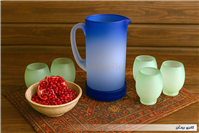 پارچ و لیوان کمیاب دست ساز قدیمی 