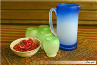 پارچ و لیوان کمیاب دست ساز قدیمی 