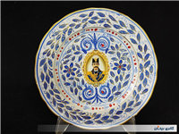 دیوارکوب قلم آبی جدید نقاشی کار دست 25CM