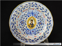 دیوارکوب قلم آبی جدید نقاشی کار دست 25CM