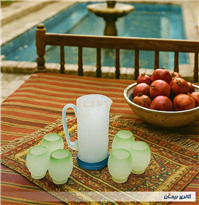 پارچ و لیوان کمیاب دست ساز قدیمی 