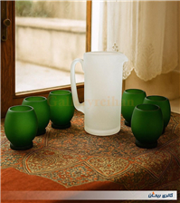 پارچ و لیوان کمیاب دست ساز قدیمی