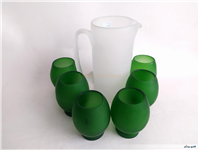 پارچ و لیوان کمیاب دست ساز قدیمی