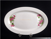 دیس قدیمی ضخیم طرح گل سرخی زیبا 