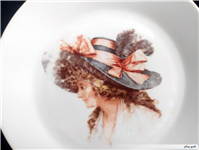 دیوارکوب قدیمی طرح مونرال یا طرح رخ 