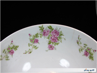 کاسه کلکسیونی گلسرخی بیکعب پر گل قدیمی