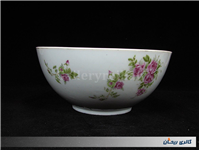 کاسه کلکسیونی گلسرخی بیکعب پر گل قدیمی