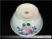 کاسه قدیمی طرح گل سیب روسی نقاشی دست