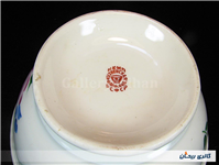 کاسه قدیمی طرح گل سیب روسی نقاشی دست