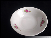 کاسه گل سرخی قدیمی سایز بزرگ