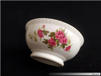 کاسه زیبای ژاپنی گل سرخی قدیمی چهارگل 