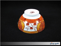 کاسه کمیاب حنایی تمیز و قدیمی قطر 13CM