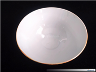 کاسه کمیاب حنایی تمیز و قدیمی قطر 18CM