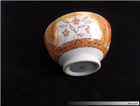 کاسه کمیاب حنایی تمیز و قدیمی قطر 18CM