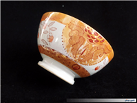 کاسه کمیاب حنایی تمیز و قدیمی قطر 18CM