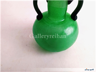 چراغ نفتی سبز (رنگ شده) دو دسته زیبا 