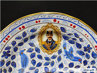 دیوارکوب قلم آبی جدید نقاشی کار دست 24CM 