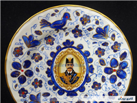 دیوارکوب قلم آبی جدید نقاشی کار دست 18CM 