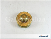 1 عدد وزنه قدیمی برنجی مهردار 100 گرمی 