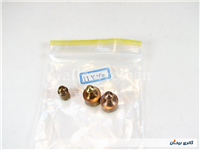 3عدد وزنه قدیمی برنجی 2 و 5 گرمی 