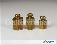3 عدد وزنه قدیمی برنجی 2 و 3 و 4 مثقالی