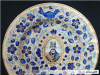 دیوارکوب قلم آبی جدید نقاشی کار دست 18CM