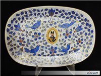 دیوارکوب قلم آبی جدید نقاشی کار دست بزرگ