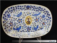 دیوارکوب قلم آبی جدید نقاشی کار دست بزرگ