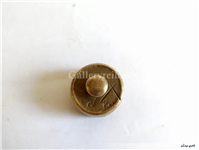 وزنه قدیمی برنجی تاریخ دار 200 گرمی 1314 