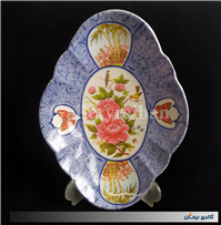 ست 6 پارچه پذیرایی ملامین قدیمی کمیاب