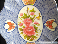 ست 6 پارچه پذیرایی ملامین قدیمی کمیاب