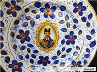 دیوارکوب قلم آبی جدید نقاشی کار دست 20CM 