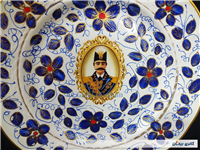 دیوارکوب قلم آبی جدید نقاشی کار دست 20CM 