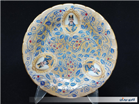 دیوارکوب قلم آبی جدید نقاشی کار دست 24CM 