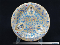 دیوارکوب قلم آبی جدید نقاشی کار دست 24CM 